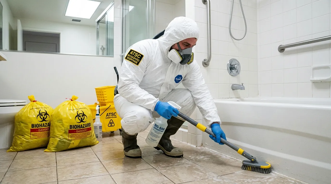 Decontamination equipment deployed for Blood Cleanup in Maynard